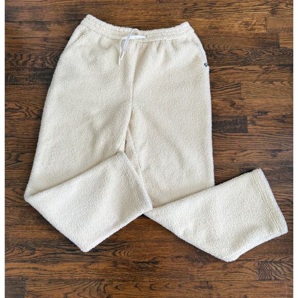 Backcountry GOAT Fleece Joggers Small Cream Sweatpants Women’s Soft Cozy Lounge - Picture 2 of 8